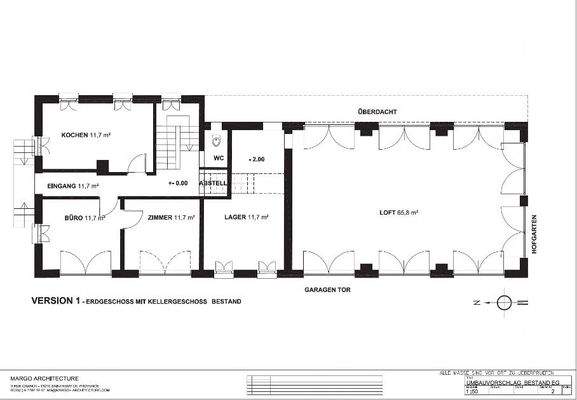 Umbauvorschlag Bestand EG