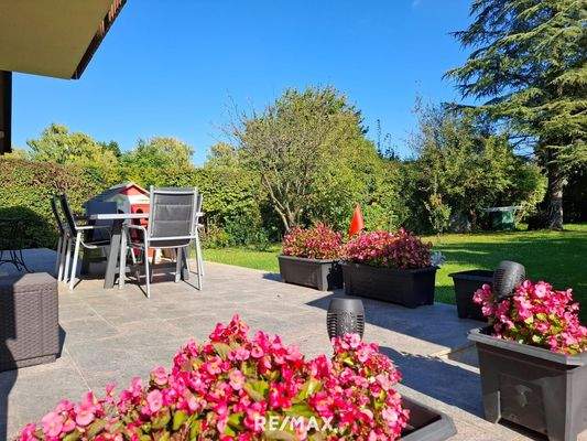 Blick über die Terrasse