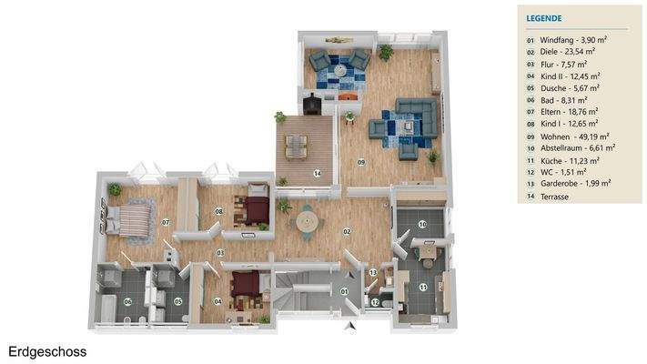 Grundriss Erdgeschoss