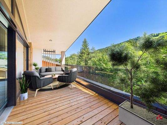 Möblierungsvorschlag Balkon