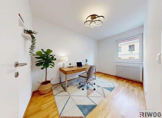 Arbeitszimmer eingerichtet mit KI