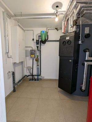 Technikraum im EG mit WM-Anschluss