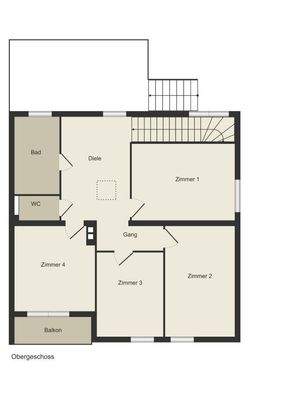Plan Obergeschoss