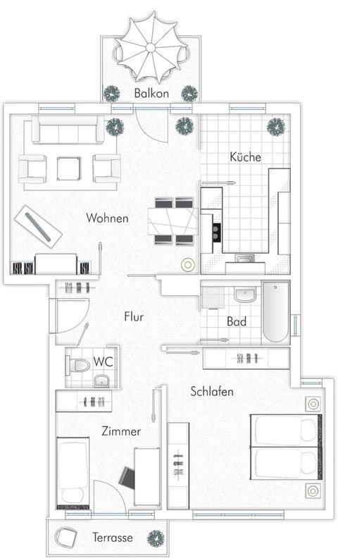 Ketsch Wohnungen, Ketsch Wohnung mieten