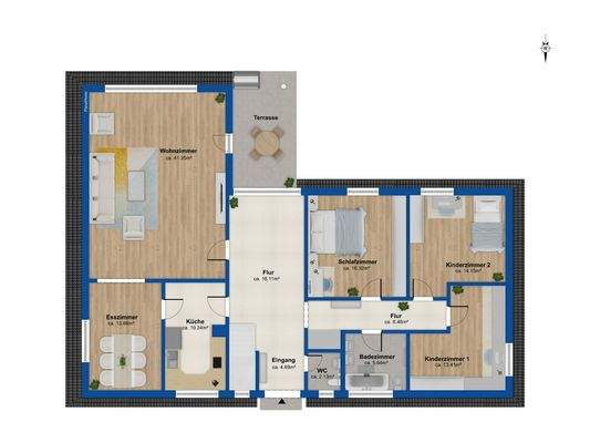 Grundriss Erdgeschoss