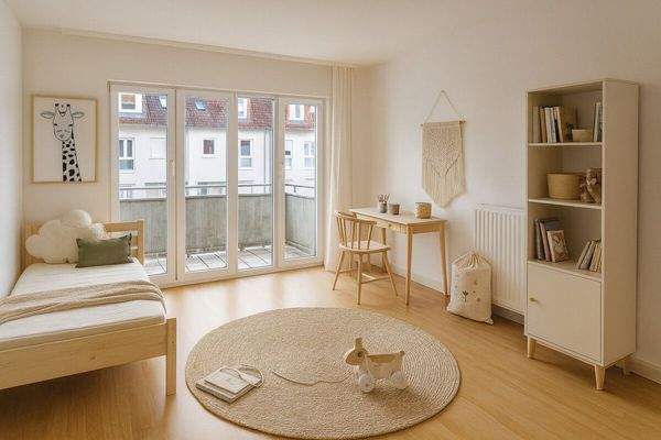 Kinderzimmer (KI-Möblierung)