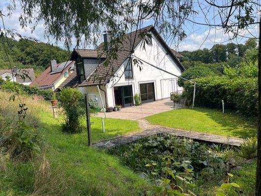 rückwärtige Hausansicht