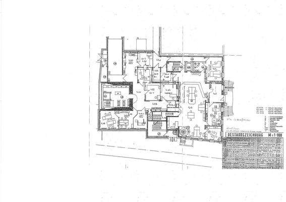 Zeichnung Grundrißplan Erdgeschoß