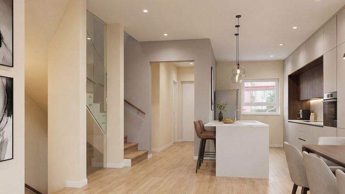 Wohnküche KI-generiert