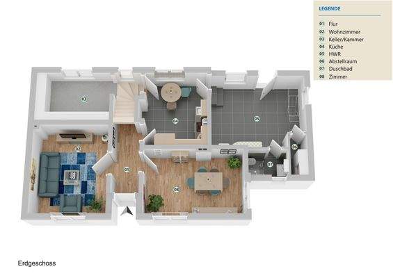 Grundriss Erdgeschoss