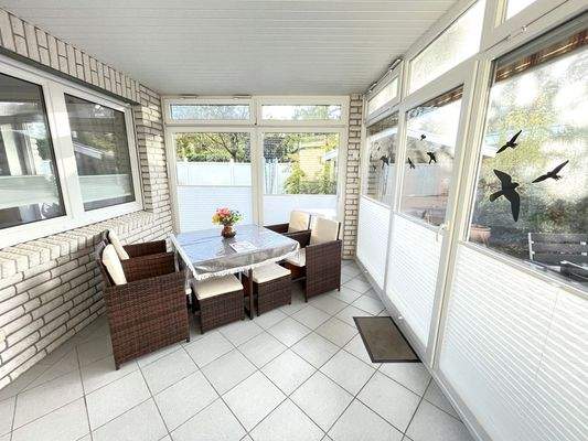 geschlossene Terrasse