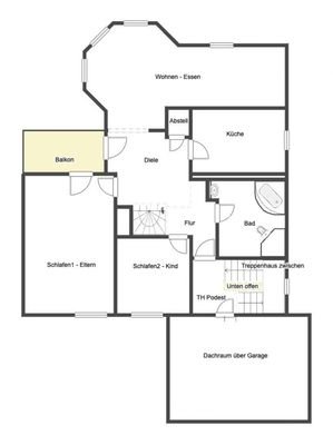 Grundriss 1. Etage