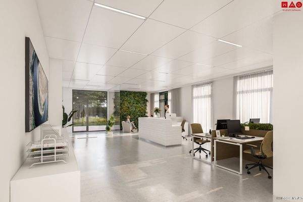 Empfang Büro Wartebereich