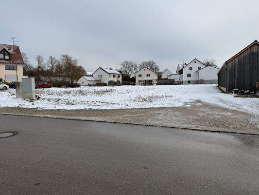 Sicht von der Zufahrt