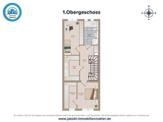 Grundriss 1.Obergeschoss