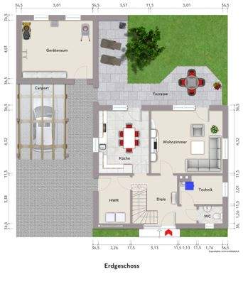 Grundriss Erdgeschoss