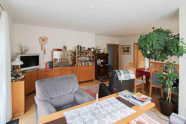 Blick vom Wohnbereich