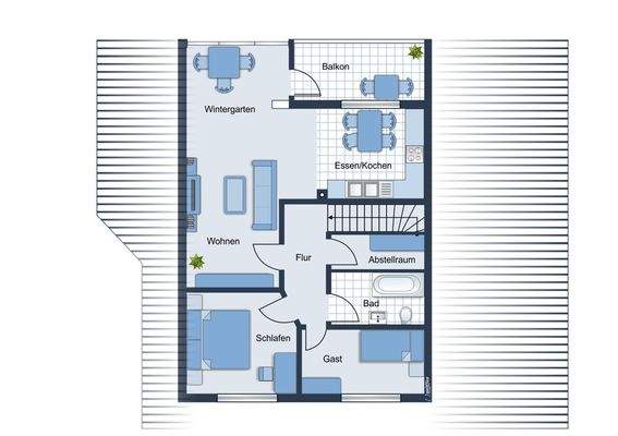 Grundriss Obergeschoss