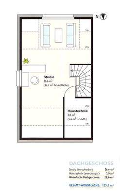 Grundriss Dachgeschoss