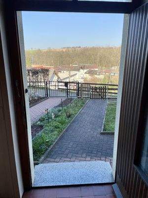 Blick aus der Haustür