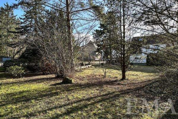 Blick vom Grundstück