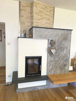 Kachelofen im Wohnraum