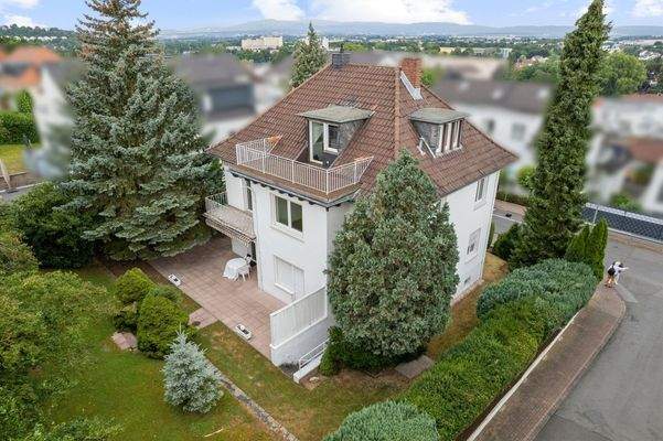 Rückansicht von oben