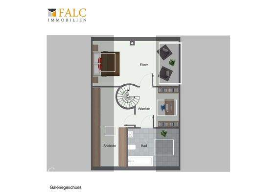 Grundriss Galeriegeschoss