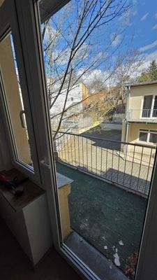 Blick auf den Balkon