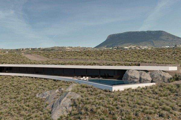 Greece Crete Plaka Luxury Villa House Under Constr