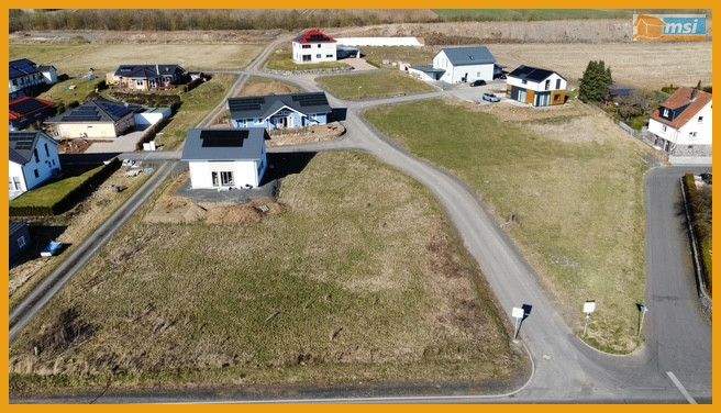 Blick auf das Wohngebiet