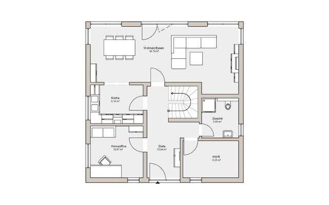 Grundriss Erdgeschoss