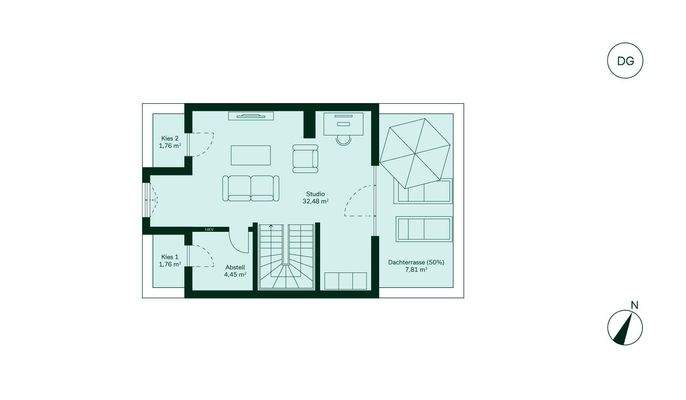 Grundriss Dachgeschoss