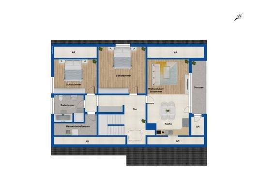 Grundriss Dachgeschoss