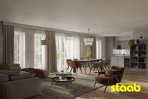 Wohnzimmer (Mustervisualisierung)