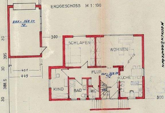 Grundriss  EG Bestand