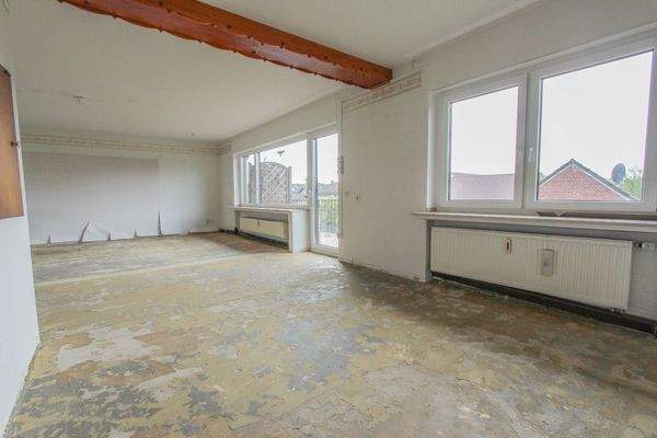 Der Wohn- und  Essbereich im 1. OG