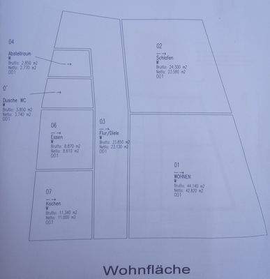 Wohnfläche Anbau Obergeschoss