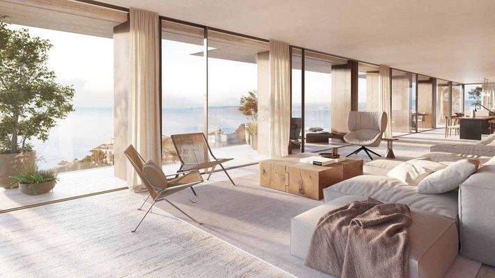 Brandneue Luxuswohnung mit Meerblick zum Verkauf in Bendinat, Mallorca