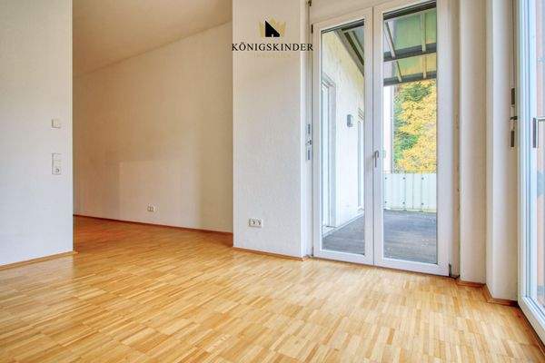 Balkonzugang im Schlafzimmer 