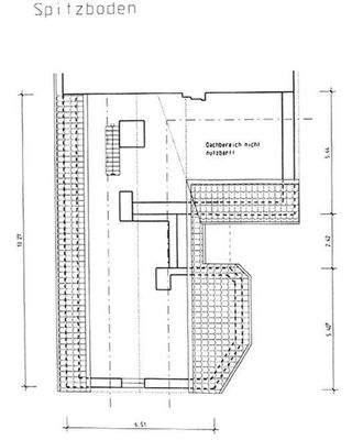 Grundriss Spitzboden