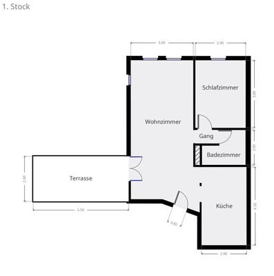 Grundriss OG-Wohnung 