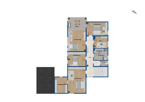 Grundriss Obergeschoss