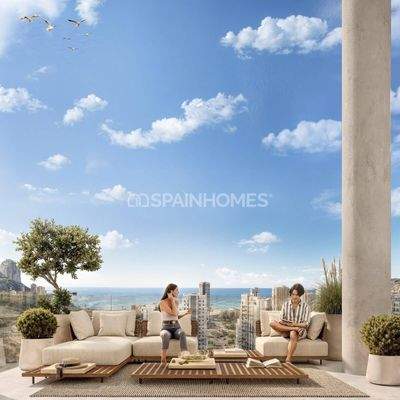 Stunning Sea View Flats with Pool in Calpe Alicante