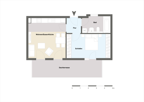 Grundriss Wohnung Nr. 20