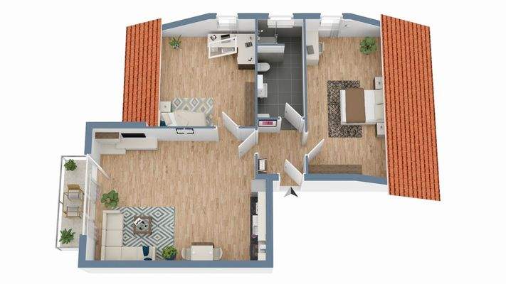 unverbindlicher Grundriss 3D