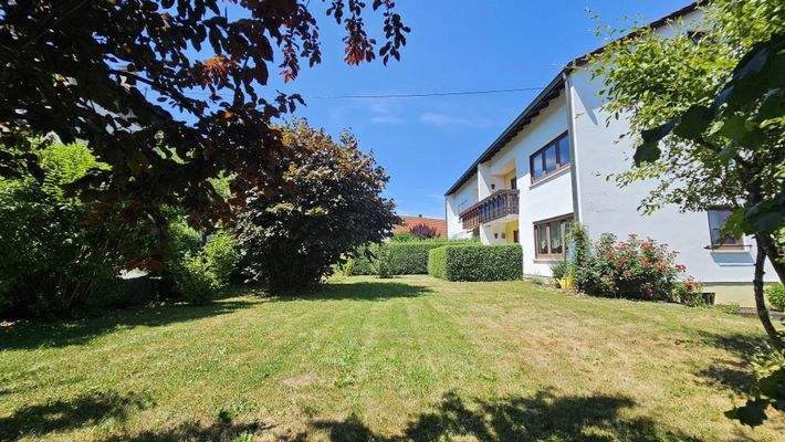 Tiefe des Grundstücks, Garten hinten