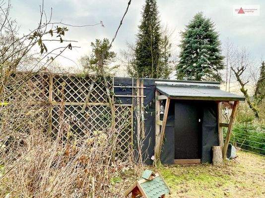 hinterer Eingang Carport