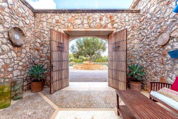 Schönes Eingangstor