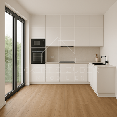 Küche (hell) visualisiert